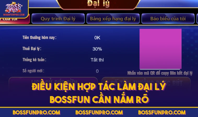 Đại Lý BOSSFUN Mở Ra Cơ Hội Hợp Tác Hấp Dẫn Cùng Cổng Game 257 Điều kiện hợp tác làm đại lý BOSSFUN cần nắm rõ
