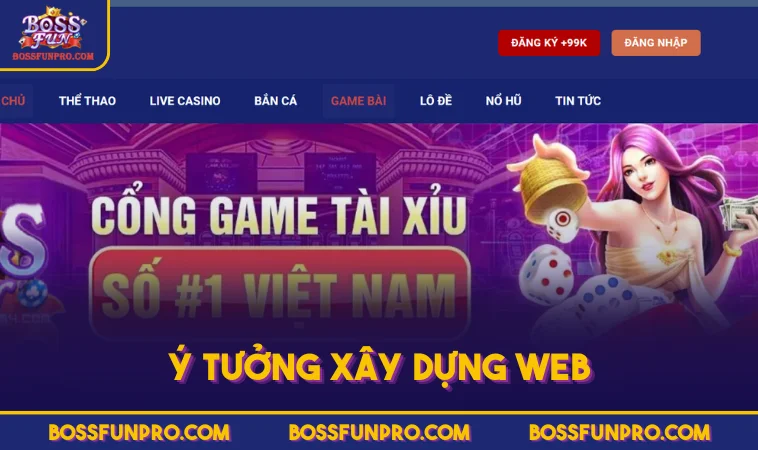 Ý tưởng xây dựng web